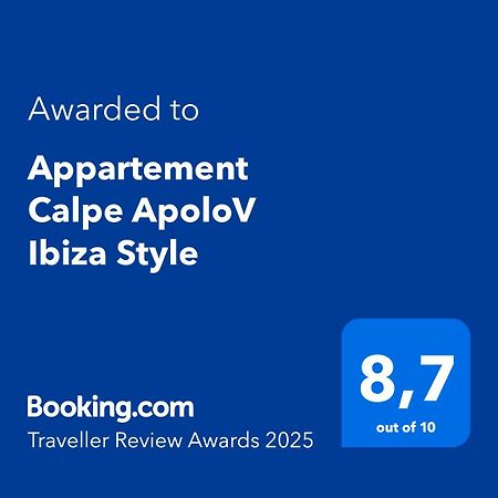 Appartement Calpe Apolov Ibiza Style Kültér fotó