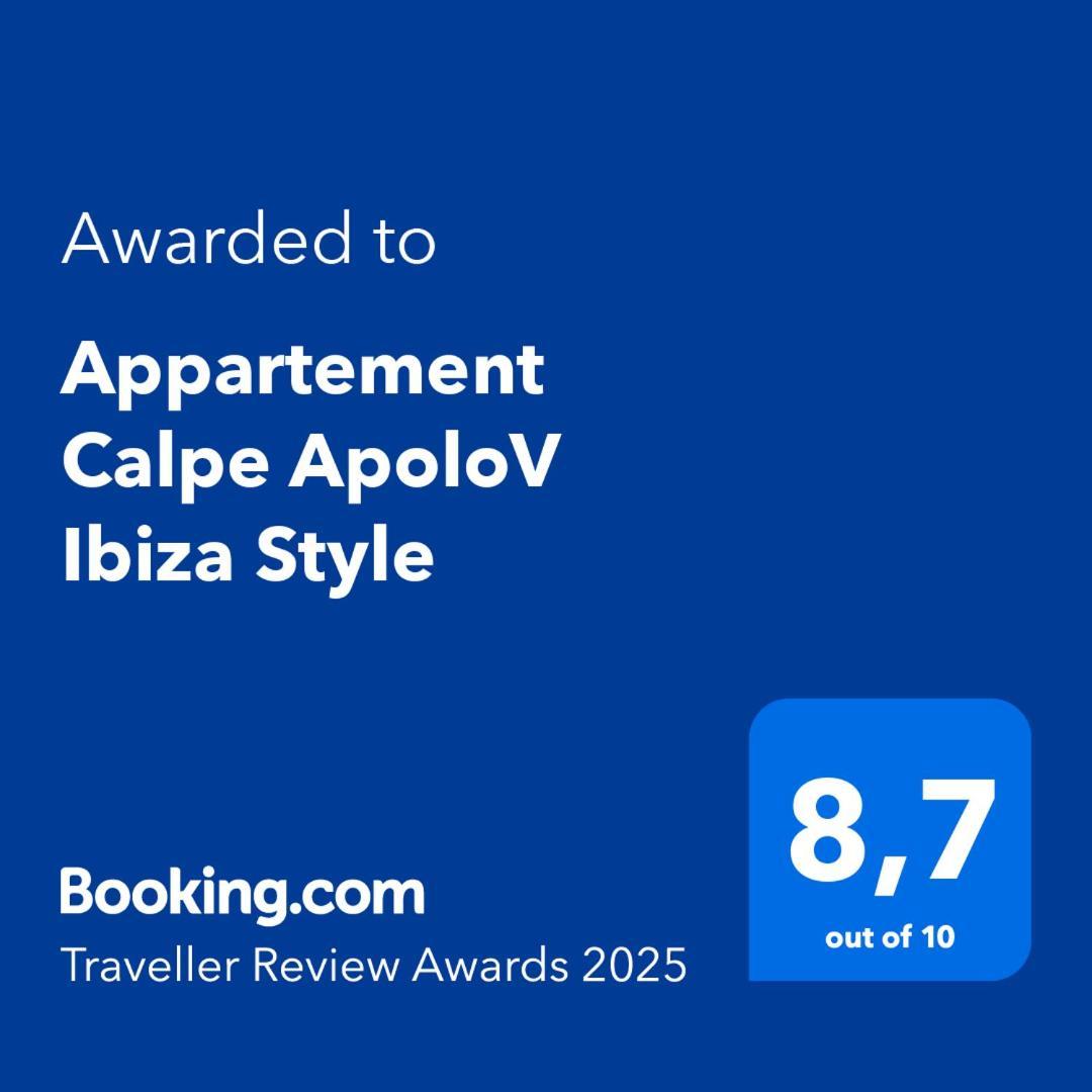 Appartement Calpe Apolov Ibiza Style Kültér fotó